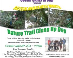 Social Skils Group Nature Trail Clean Up April 2012