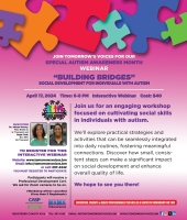 April Webinar - Building Bridges: Social Development for Individuals with Autism
